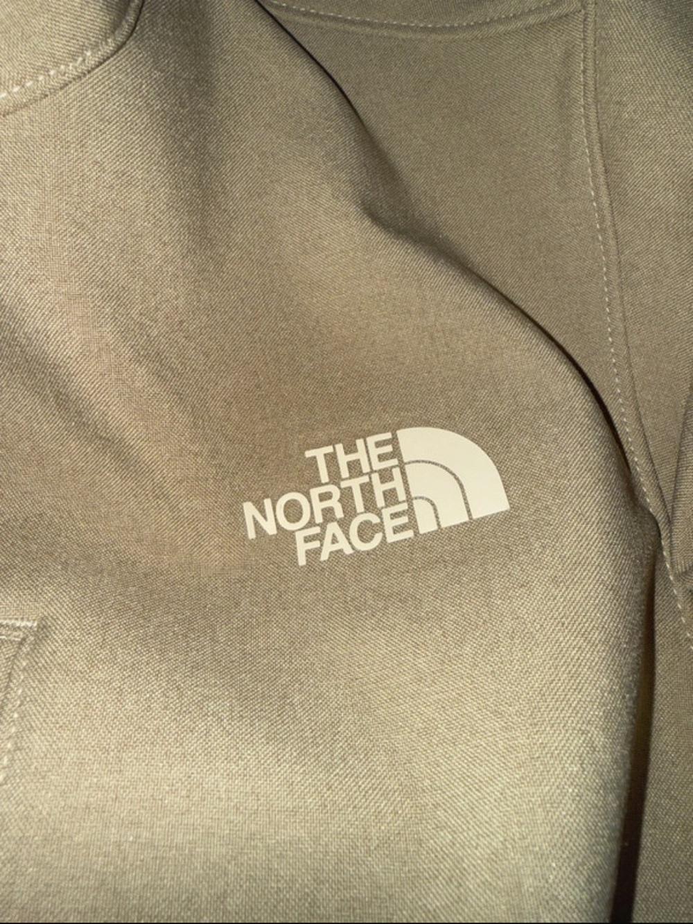The North Face Tan with White Logo